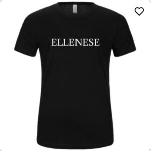 Ellenese Men's Black/White T Shirt