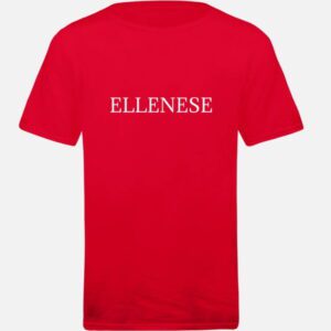Ellenese Unisex Red/White T Shirt